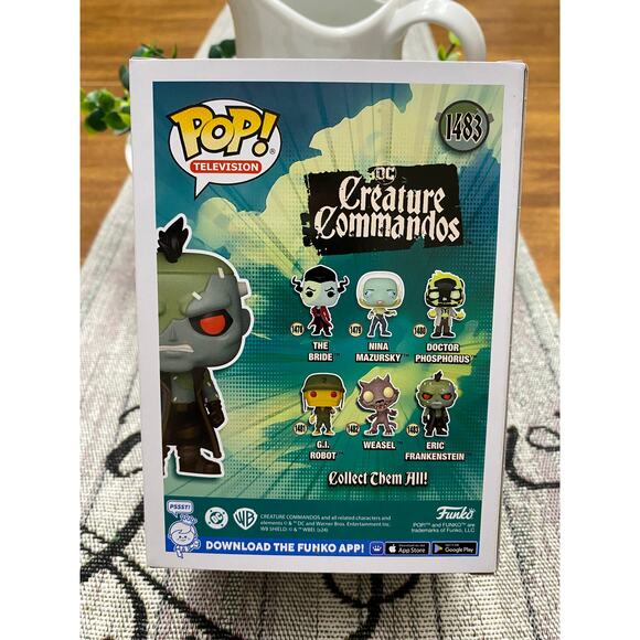 Funko Pop Television:  DC Creature Commandos - Eric Frankenstein - Picture 3 of 6